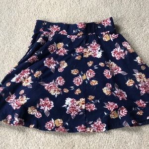 Floral skater skirt